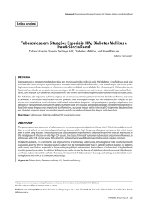 Tuberculose em Situações Especiais: HIV, Diabetes