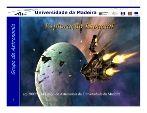 Exploração Espacial - Universidade da Madeira