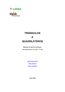 triângulos e quadriláteros