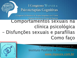 Comportamentos sexuais na clínica psicológica