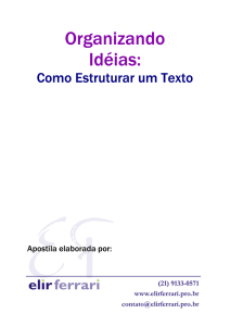 organizando ideias