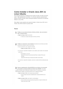 Instalação detalhada do Java em Linux
