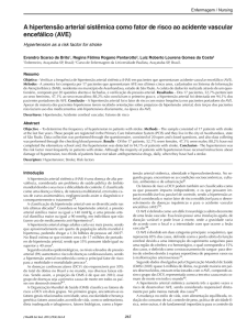 A hipertensão arterial sistêmica como fator de risco ao