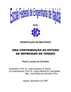 uma contribuição ao estudo da depressão de tensão