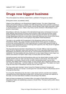 Drugs now biggest business