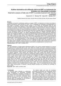 Análise dosimétrica da utilização diária de IGRT no tratamento de