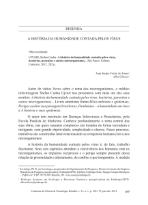 RESENHA 07 - A HISTORIA DA HUMANIDADE CONTADA PELOS