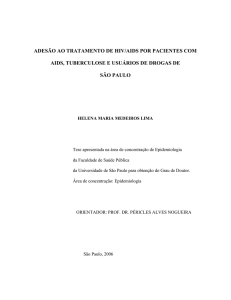 adeso ao tratamento de hiv/aids por pacientes com