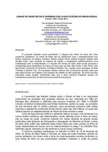 LINHAS DE BASE RETAS E NORMAIS DAS ILHAS OCEÂNICAS