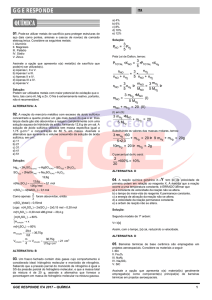Química - respondida - Cobertura Máxima GGE