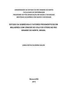 estudo da sobrevida e fatores prognósticos em mulheres