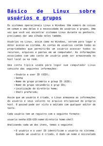 Básico de Linux sobre usuários e grupos,Enumeração em ambiente