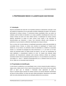 3. PROPRIEDADES ÍNDICE E CLASSIFICAÇÃO DAS ROCHAS