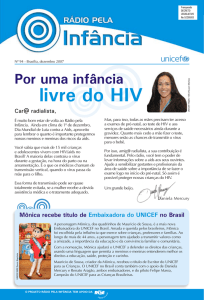 Por uma infância livre do HIV