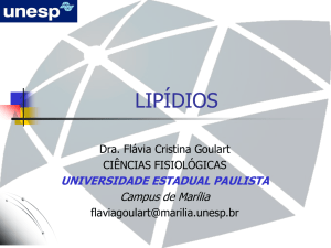lipidios - UNESP Marília