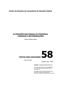 Alterações nas regras da poupança: cuidados e