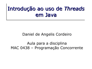 Introdução ao uso de Threads em Java - IME-USP