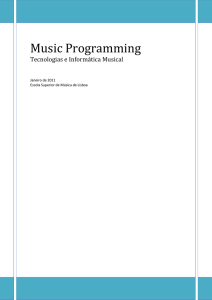 Music Programming