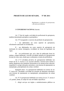 projeto de lei do senado, nº de 2011