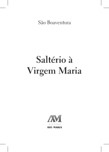 Saltério à Virgem Maria - Editora Ave