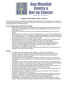 Conduta Farmacológica da Dor do Câncer