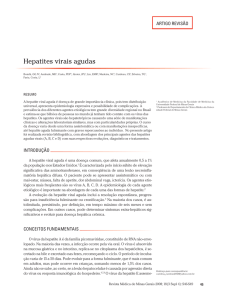 Hepatites virais agudas - Revista Médica de Minas Gerais
