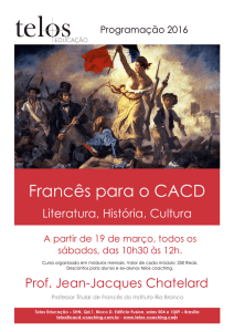 Francês para o CACD - telos