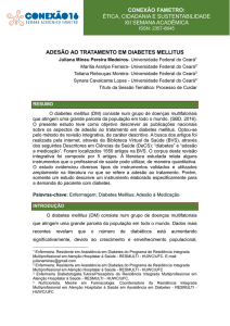 adesão ao tratamento em diabetes mellitus