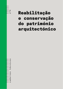 Reabilitação e conservação do património arquitectónico