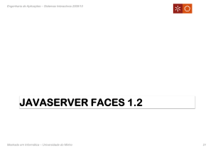 javaserver faces 1.2 - DI @ UMinho