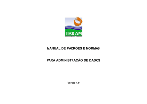 Manual de Padrões - Adm. Dados