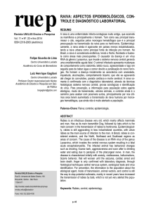 raiva: aspectos epidemiológicos, con- trole e