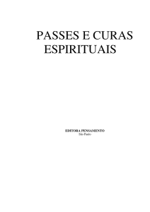 PASSES E CURAS ESPIRITUAIS
