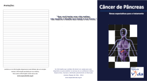 Câncer de Pâncreas - Instituto Espaço de Vida