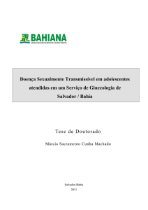 Doença Sexualmente Transmissível em adolescentes atendidas em