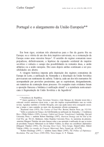 Portugal e o alargamento da União Europeia