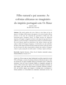 Filho natural e pai ausente - Journal of Lusophone Studies