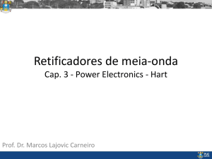 Retificadores de meia-onda Cap. 3 - Power Electronics