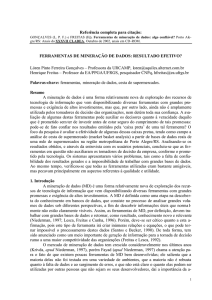 FERRAMENTAS DE MINERAÇÃO DE DADOS