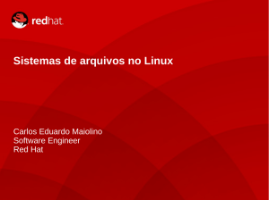 Sistemas de arquivos no Linux