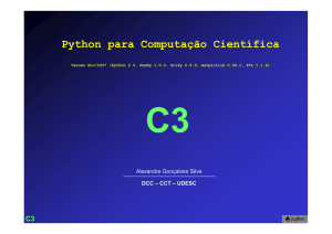Python para Computação Científica - udesc