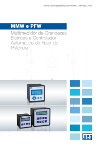 MMW e PFW Multimedidor de Grandezas Elétricas e Controlador
