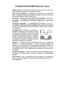 Este pequeno glossário tem o intuito de auxiliar nos