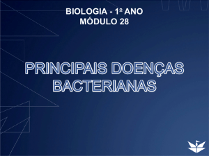 PRINCIPAIS DOENÇAS BACTERIANAS