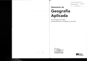 Geografia Aplicada - Repositório da Universidade de Lisboa