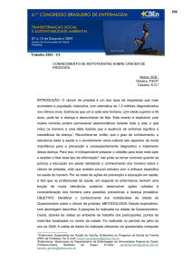 conhecimento de mototaxistas sobre câncer de