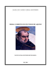 moral e direito em são tomás de aquino