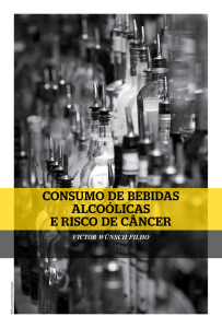 consumo de bebidas alcoólicas e risco de câncer