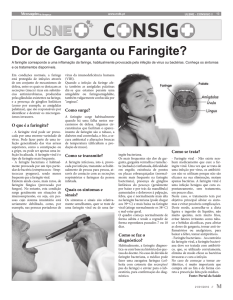 Dor de Garganta ou Faringite?