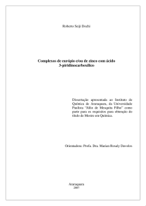 Complexos de európio e/ou de zinco com ácido 3